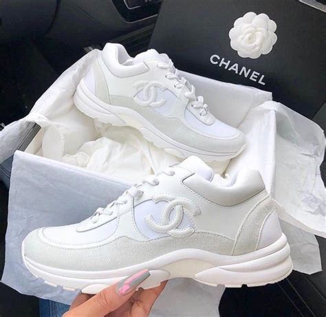 chanel sneakers all white|Chanel shoes white sneakers.